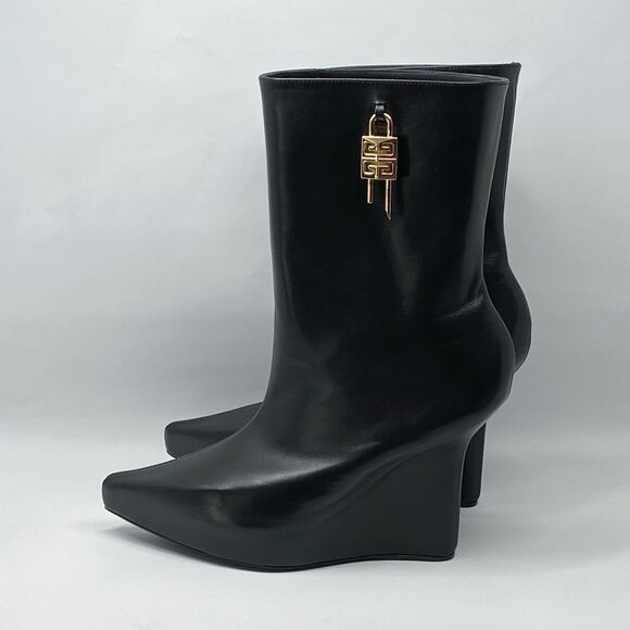 Givenchy G-Lock Ankle Boots in Leather size 38 - Picture 10 of 16